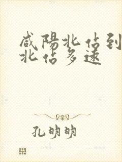 咸阳北站到西安北站多远