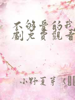 不够爱的我们短剧免费观看