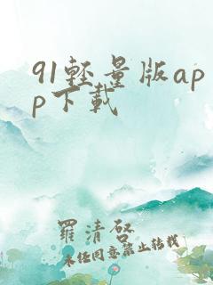 91轻量版app下载