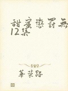 甜蜜惩罚无删减12集