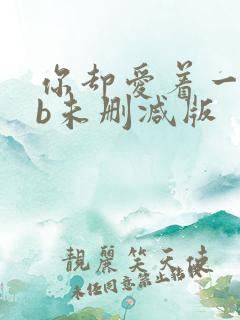 你却爱着一个sb未删减版