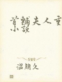 首辅夫人重生后小说