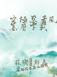 究极忍者风暴4怎么下载