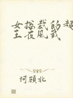 女总裁的超级兵王夜风武