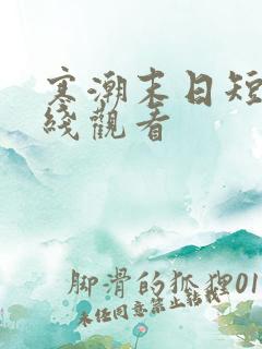 寒潮末日短剧在线观看