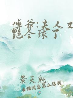 傅爷:夫人又惊艳全球了