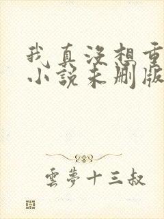 我真没想重生啊小说未删版txt