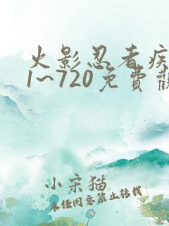 火影忍者疾风传1~720免费观看