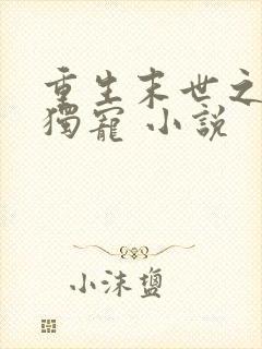 重生末世之绝对独宠 小说