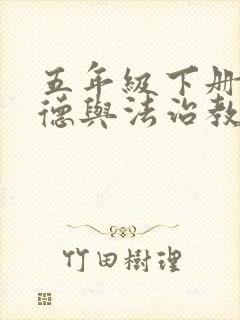 五年级下册 道德与法治教案