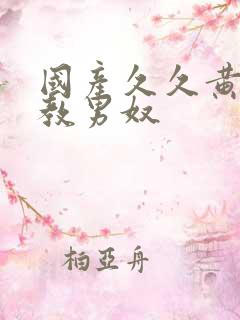 国产久久黄色调教男奴