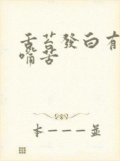 舌苔发白有齿痕嘴苦