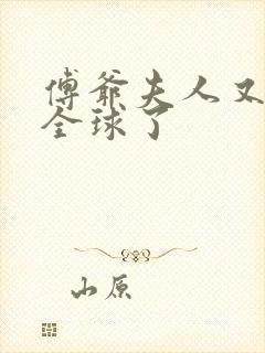 傅爷夫人又惊艳全球了