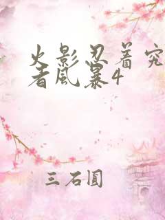 火影忍着究极忍者风暴4