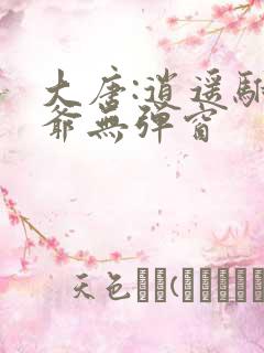 大唐:逍遥驸马爷无弹窗