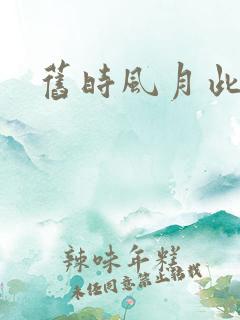 旧时风月此时情