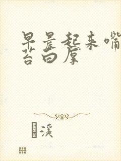 早晨起来嘴苦舌苔白厚