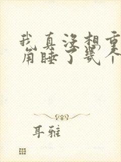 我真没想重生主角睡了几个女主