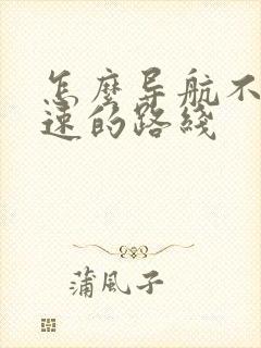 怎么导航不上高速的路线