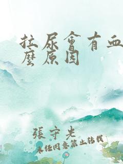 拉尿会有血是什么原因