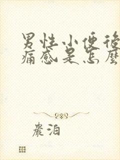 男性小便后有刺痛感是怎么回事