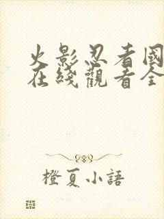 火影忍者国语版在线观看全集