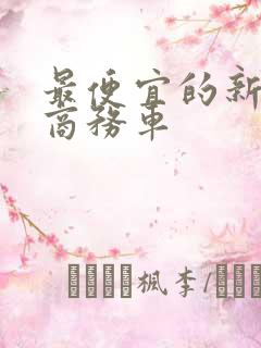 最便宜的新能源商务车