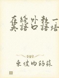 在线外教一对一英语口语培训成人