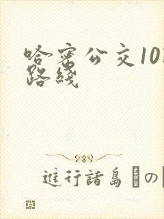 哈密公交10路路线