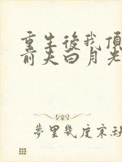 重生后我顶替了前夫白月光全