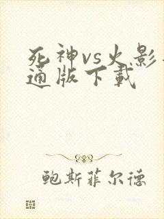 死神vs火影普通版下载