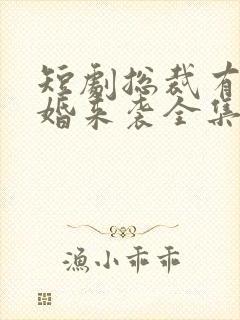 短剧总裁有疾闪婚来袭全集免费观看