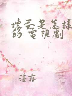 坏蛋是怎样炼成的 电视剧