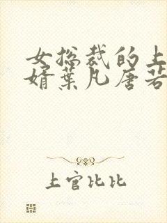 女总裁的上门女婿叶凡唐若