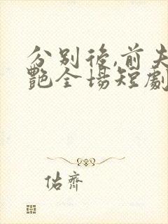 分别后,前夫惊艳全场短剧