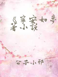 《宁安如梦》原著小说