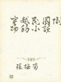 穿越民国倒腾货物的小说