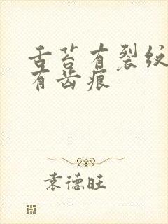 舌苔有裂纹舌边有齿痕