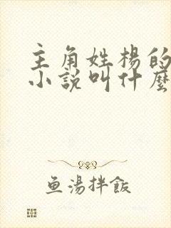 主角姓杨的家族小说叫什么名字