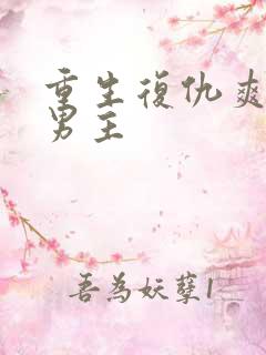 重生复仇爽文双男主