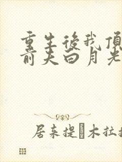 重生后我顶替了前夫白月光无弹窗