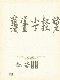 霸道小叔请轻撩漫画下拉免费