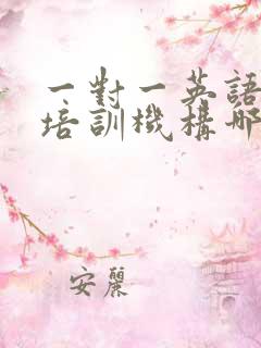 一对一英语口语培训机构哪个好