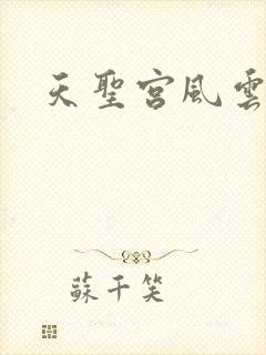 天圣宫风云录