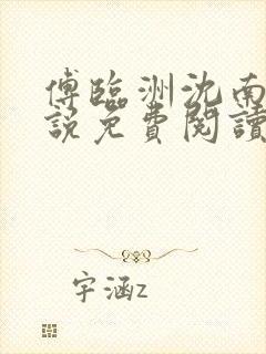 傅临洲沈南意小说免费阅读最新章节