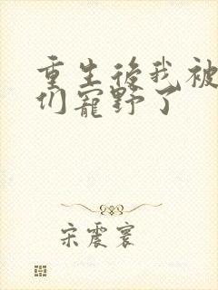 重生后我被大佬们宠野了