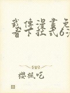 武传漫画免费观看下拉式6漫画