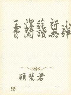 王悍苏祈小说免费阅读无弹窗