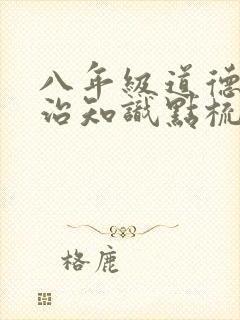 八年级道德与法治知识点梳理