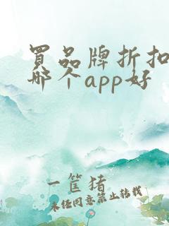 买品牌折扣鞋去哪个app好